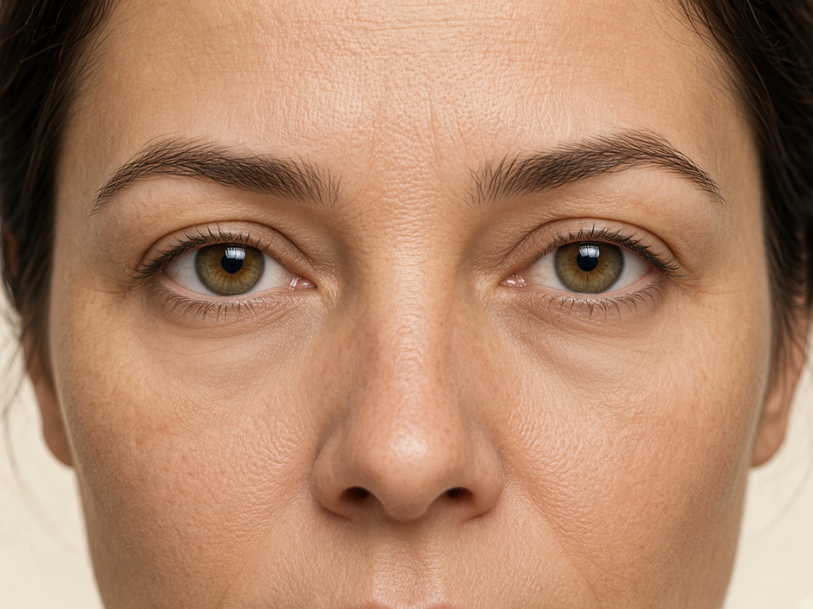 LATISSE after — same face comparison