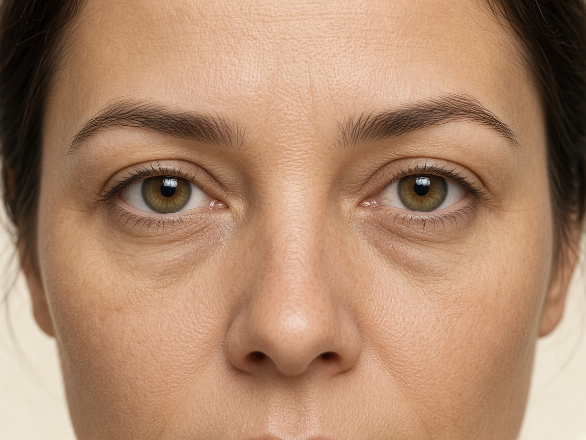 LATISSE before — same face comparison